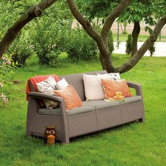 Aiadiivan Corfu Love Seat Max, beež цена и информация | Садовые стулья, кресла, пуфы | kaup24.ee