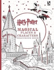 Harry Potter Magical Places and Characters Colouring Book hind ja info | Tervislik eluviis ja toitumine | kaup24.ee