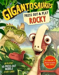 Gigantosaurus: Press Out and Play ROCKY hind ja info | Väikelaste raamatud | kaup24.ee