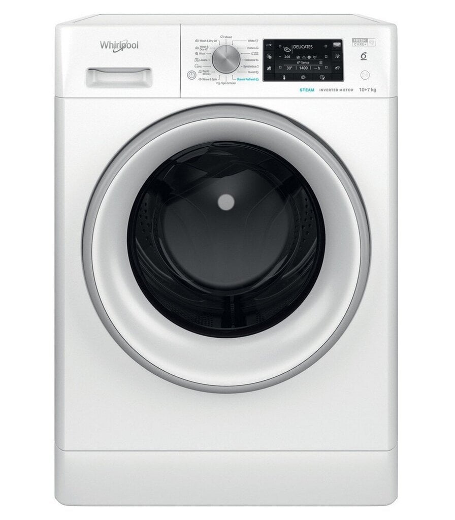 Whirlpool FFWDD 1076258 SV EE цена и информация | Pesumasinad | kaup24.ee