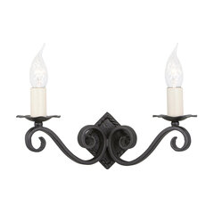 Настенный светильник Elstead Lighting Rectory RY2A-BLACK цена и информация | Настенные светильники | kaup24.ee