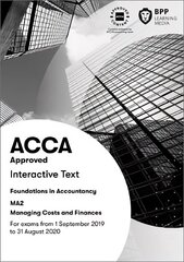 FIA Managing Costs and Finances MA2: Interactive Text цена и информация | Книги по экономике | kaup24.ee