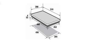 Induktsioonplaat Brandt BPI6210B, laius 29 cm цена и информация | Варочные поверхности | kaup24.ee