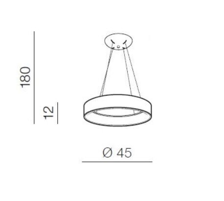 Rippvalgusti AZzardo Solvent AZ3966 цена и информация | Rippvalgustid | kaup24.ee