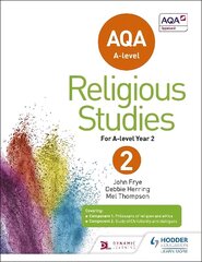 AQA A-level Religious Studies Year 2 цена и информация | Духовная литература | kaup24.ee