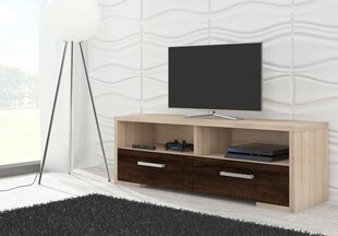 RTV стол Roma, дуб/коричневый цена и информация | Meblocross Мебель и домашний интерьер | kaup24.ee