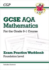 New GCSE Maths AQA Exam Practice Workbook: Foundation - includes Video Solutions and Answers hind ja info | Noortekirjandus | kaup24.ee