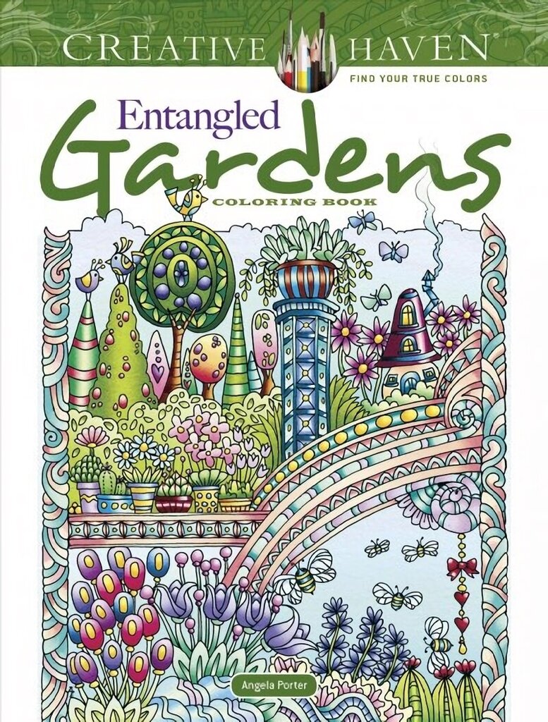 Creative Haven Entangled Gardens Coloring Book цена и информация | Väikelaste raamatud | kaup24.ee