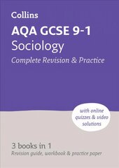 AQA GCSE 9-1 Sociology All-in-One Complete Revision and Practice: Ideal for Home Learning, 2023 and 2024 Exams 2nd Revised edition hind ja info | Noortekirjandus | kaup24.ee