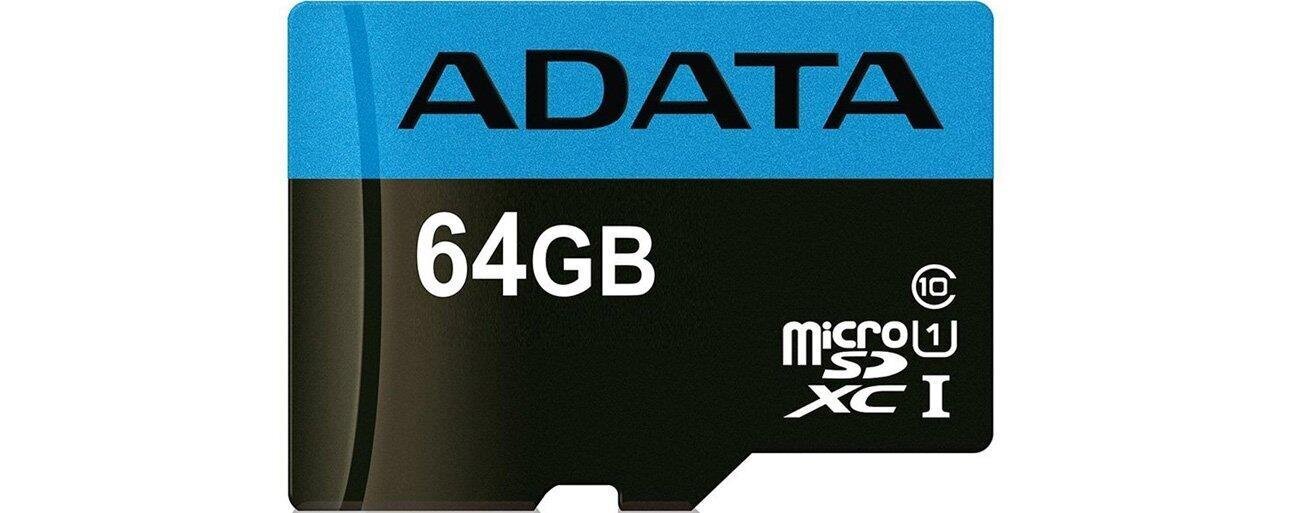 ADATA Premier UHS-I 64 GB, MicroSDXC, Fl hind ja info | Mobiiltelefonide mälukaardid | kaup24.ee