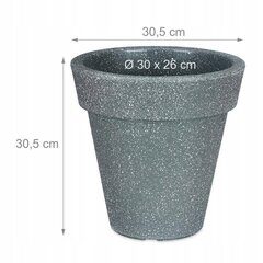 Potid Marmor, 30,5 cm, 2 tk. цена и информация | Вазоны | kaup24.ee