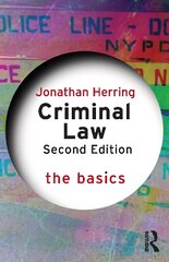 Criminal Law: The Basics 2nd edition hind ja info | Majandusalased raamatud | kaup24.ee