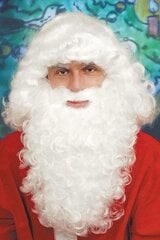 Парик и борода Деда Мороза цена и информация | Карнавальные костюмы | kaup24.ee