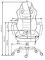 Kontoritool Scroll, must/punane hind ja info | Kontoritoolid | kaup24.ee