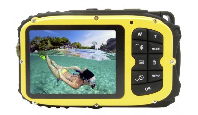 Fotoaparaat Easypix Aquapix W1627 Ocean, Kollane hind ja info | Fotoaparaadid | kaup24.ee
