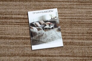 Rugsx ковровая дорожка Streifen, коричневая, 80 см цена и информация | Ковры | kaup24.ee