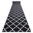 Rugsx ковровая дорожка Maroko 30350, чёрная, 110 cм