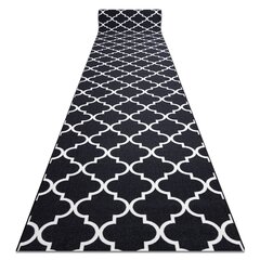 Rugsx ковровая дорожка Maroko 30350, чёрная, 110 cм цена и информация | Ковры | kaup24.ee