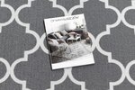 Rugsx ковровая дорожка Maroko 30352, серая, 110 cм