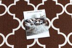 Rugsx ковровая дорожка Maroko 30351, коричневая, 110 cм