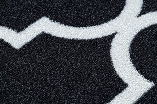 Rugsx ковровая дорожка Trellis 30350, чёрная, 120 см цена и информация | Ковры | kaup24.ee