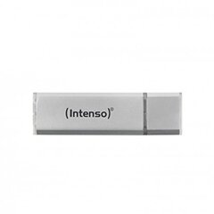 Intenso Alu Line hõbedane 64 GB USB-mälupulk 2.0 hind ja info | Mälupulgad | kaup24.ee