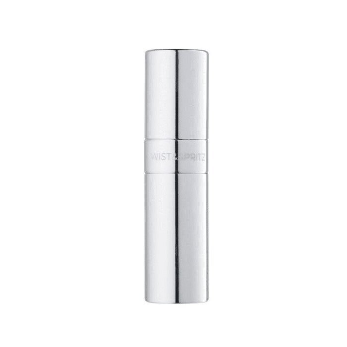 Täidetav parfüümipudel Travalo Twist & Spritz Silver Polished, 8 ml hind ja info | Naiste parfüümid | kaup24.ee