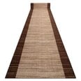 Rugsx ковровая дорожка Streifen, коричневая, 120 см