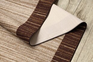 Rugsx ковровая дорожка Streifen, коричневая, 120 см цена и информация | Ковры | kaup24.ee