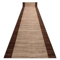 Rugsx ковровая дорожка Streifen, коричневая, 57 см цена и информация | Ковры | kaup24.ee
