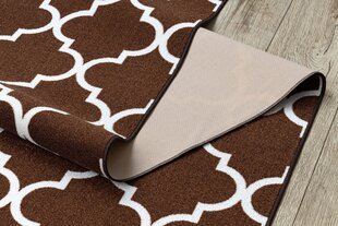 Rugsx ковровая дорожка Trellis 30351, коричневая, 67 см цена и информация | Ковры | kaup24.ee