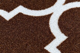 Rugsx ковровая дорожка Trellis 30351, коричневая, 67 см цена и информация | Ковры | kaup24.ee