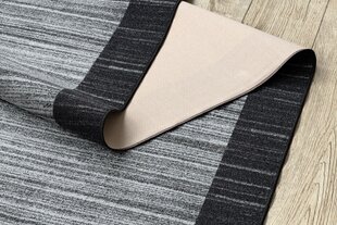 Rugsx ковровая дорожка Streifen, антрацит, 90 см цена и информация | Ковры | kaup24.ee