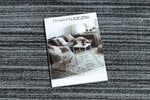 Rugsx ковровая дорожка Streifen, антрацит, 90 см