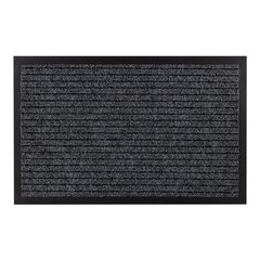 Uksematt DURA 2868 libisemisvastane, väline, sisemine, kummist - antratsiit antracitas 100x120 cm цена и информация | Придверные коврики | kaup24.ee