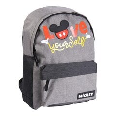 Рюкзак для отдыха Mickey Mouse серый (31 x 44 x 16 см) цена и информация | Школьные рюкзаки, спортивные сумки | kaup24.ee