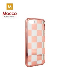 Apsauginis dėklas Mocco ElectroPlate Chess Case, skirtas Apple iPhone 6 Plus / 6S Plus rožiniai - auksinis цена и информация | Чехлы для телефонов | kaup24.ee