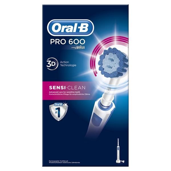 Oral-B PRO600 Sensitive цена и информация | Elektrilised hambaharjad | kaup24.ee