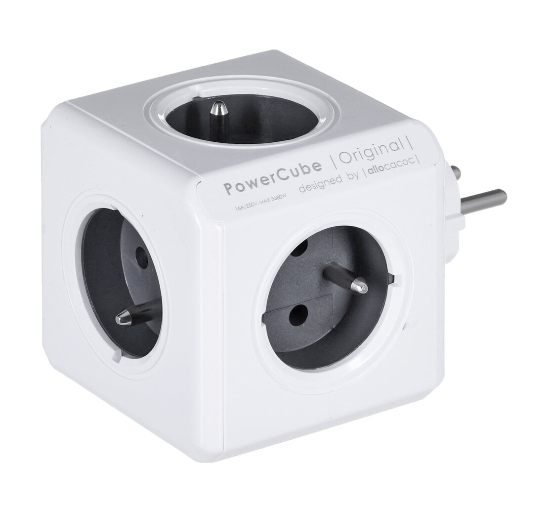 Allocacoc PowerCube GREY 2100GY цена и информация | Pikendusjuhtmed, kaablid | kaup24.ee