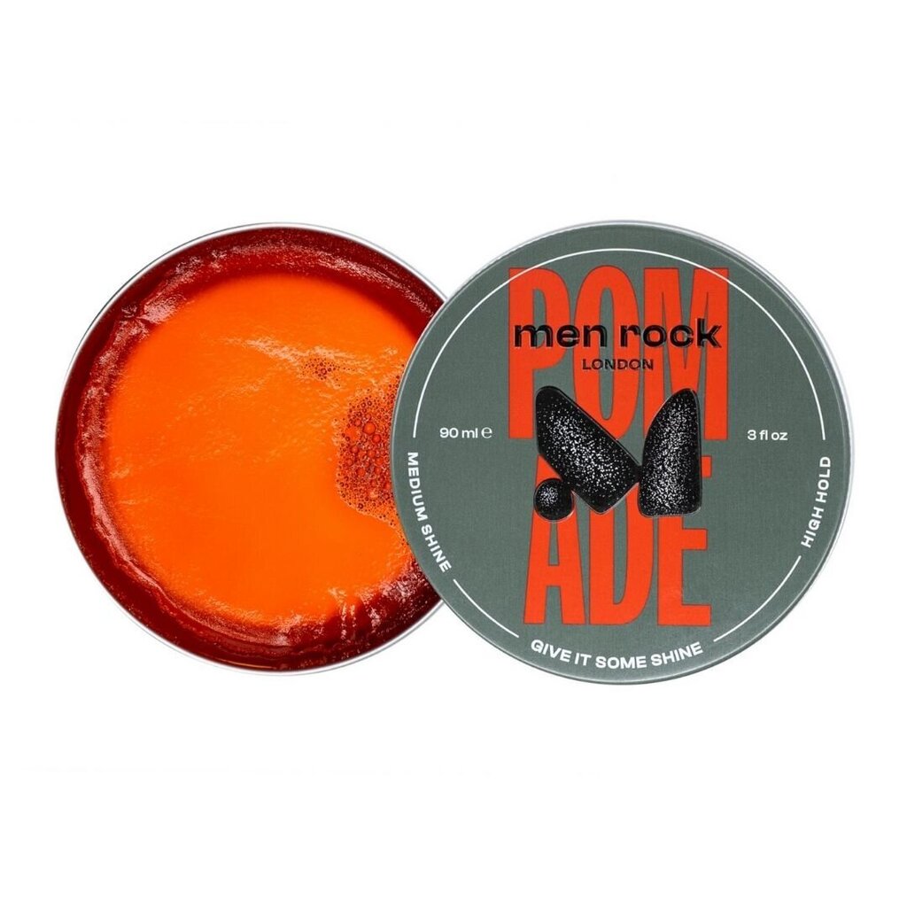 Keskmise läikega juuksepumat meestele Men Rock Pomade High Hold Medium Shine 90 ml hind ja info | Viimistlusvahendid juustele | kaup24.ee