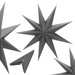 Декоративная бумажная звезда, 60 см цена и информация | елочные украшения | kaup24.ee