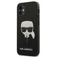 Karl Lagerfeld Saffiano Ikonik Karl's Head telefonile iPhone 12 Mini, must цена и информация | Telefoni kaaned, ümbrised | kaup24.ee