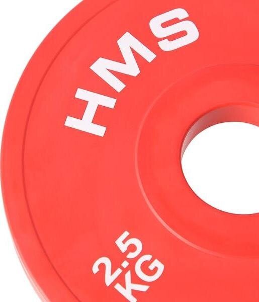 Olümpiaraskus HMS CBRS25, 2 x 2,5 kg hind ja info | Hantlid, kangid, raskused | kaup24.ee