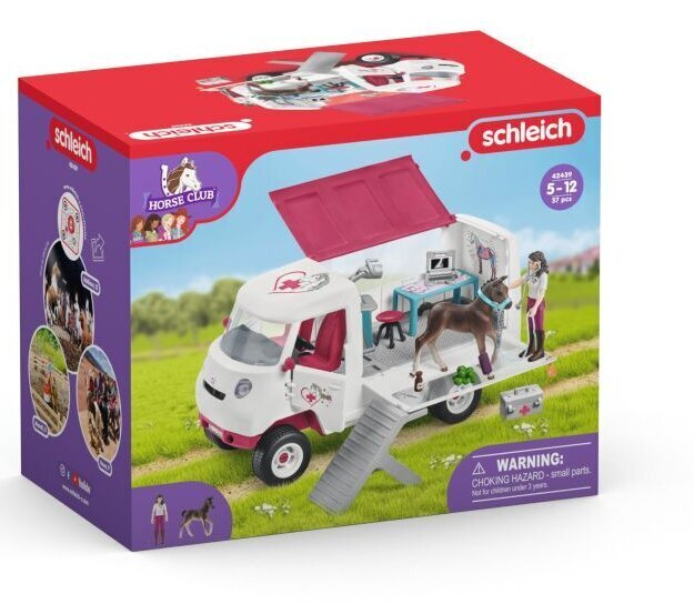 Figuuride komplekt Schleich Horse Club Loomaarsti külastamine Hannoveri varsaga, 37-osaline hind ja info | Tüdrukute mänguasjad | kaup24.ee