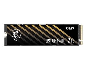 MSI Spatium M460 2TB PCIe 4.0 NVMe M.2 2280 (4900/4400 MB/s) 3D NAND hind ja info | Sisemised kõvakettad (HDD, SSD, Hybrid) | kaup24.ee