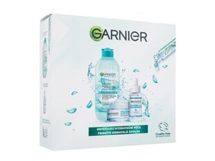 Женский косметический набор для ухода за лицом Garnier Skin Naturals Hyaluronic Aloe: мицеллярная вода, 400 мл + сыворотка, 30 мл + гель-крем 50 мл. цена и информация | Сыворотки для лица, масла | kaup24.ee