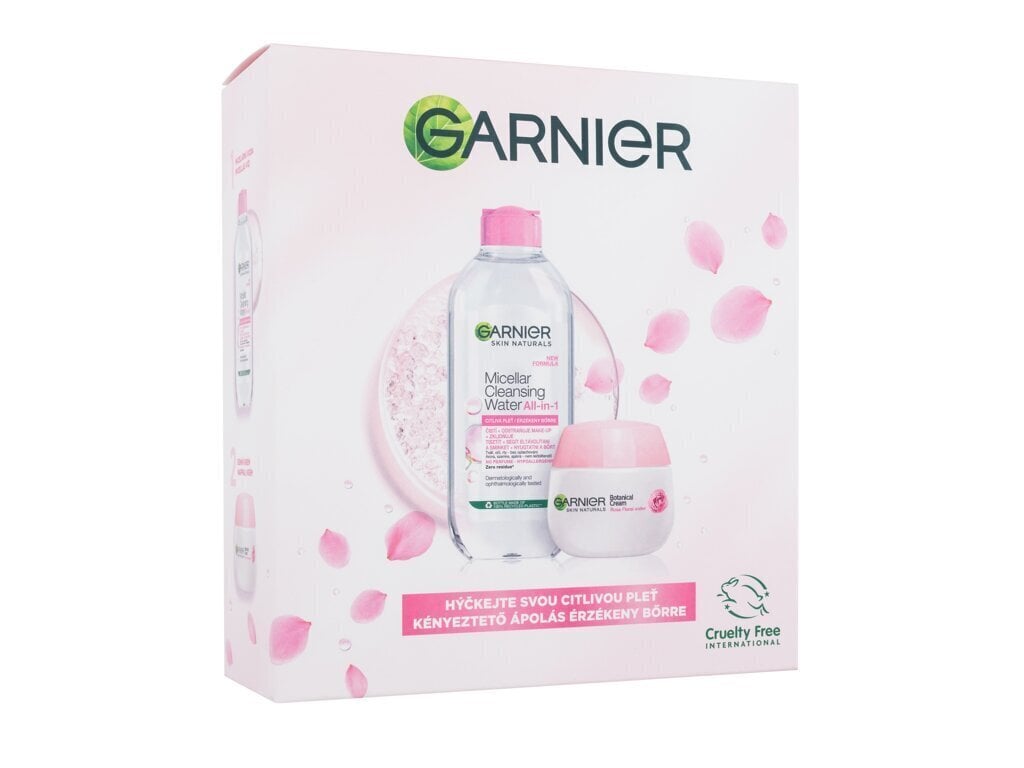 Näohoolduskosmeetika komplekt naistele Garnier Rose: mitsellaarvesi 400 ml + niisutav kreem 50 ml. цена и информация | Näokreemid | kaup24.ee