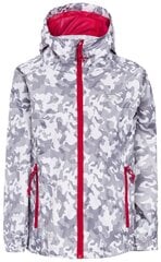 Tüdrukute vihmajope Trespass Qikpac Jacket Print, White camo hind ja info | Trespass Laste ja beebide riided, jalanõud | kaup24.ee