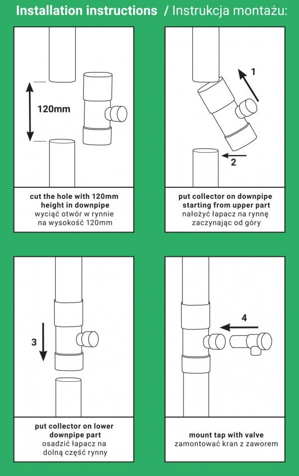 Vihmavaras kraaniga 80mm - pruun hind ja info | Vihmaveesüsteemid | kaup24.ee