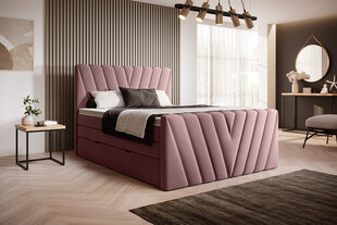 Кровать NORE Candice Velvetmat 24, 180x200 см, розовый цвет цена и информация | Кровати | kaup24.ee